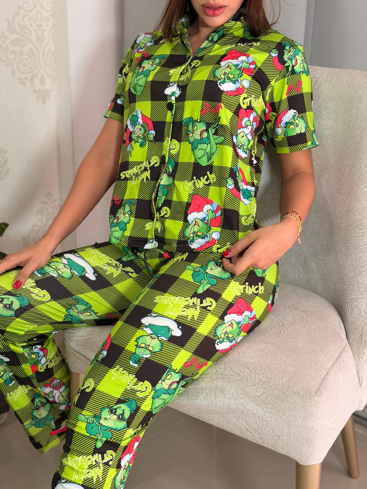 Grinch Cuadros Verdes - Ref 250pd